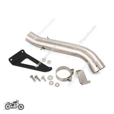 For APRILIA TUONO1100 V4 RR Misano 2017-2020 Motorcycle Exhaust Mid Link Pipe
