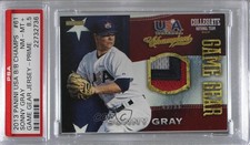 2013 USA Baseball Champions Game Gear Jerseys Prime /99 Sonny Gray PSA 8.5 06yc