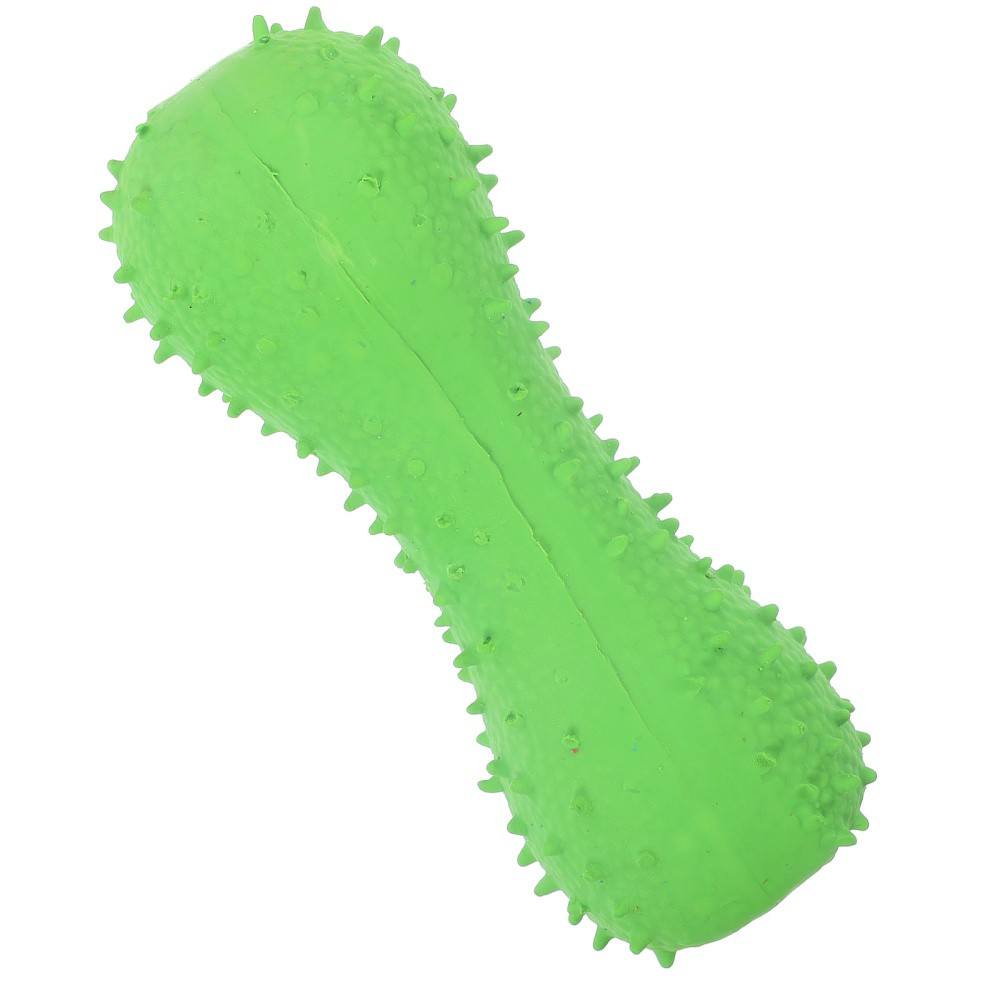 Latex Bone Puppy Teething Toy for Dogs with Squeaker Fun Chewable Puppy Teether