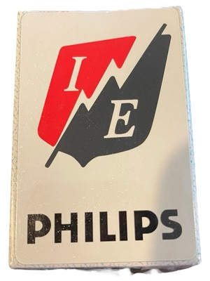 Vintage Philips Playing Cards w/Classic IE Logo and Shield -Bridge Sized-