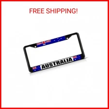 Fastasticdeals Australia Australian Flag License Plate Frame Tag Holder Cover