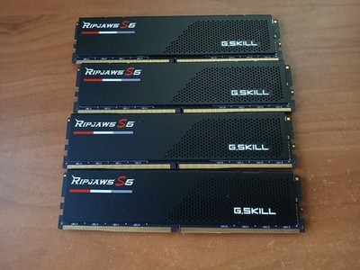 4x32GB (128GB) G.Skillz Ripjaws S5 DDR5 5600 RAM Desktop F5-5600J2834F32GX2-RS5K