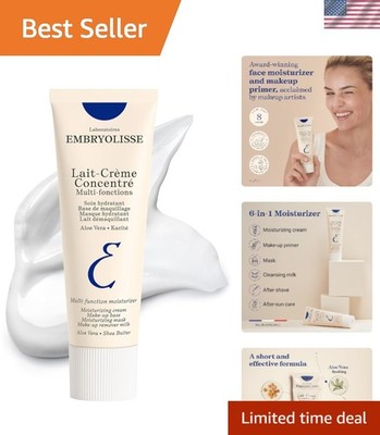 Hydrating Shea Butter & Aloe Vera Face Cream   Ideal Makeup Primer, 1.01 Fl Oz