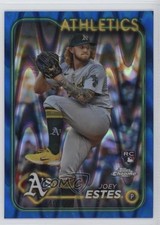 2024 Topps Chrome Update Blue RayWave Refractor 140/150 Joey Estes #USC86 14md