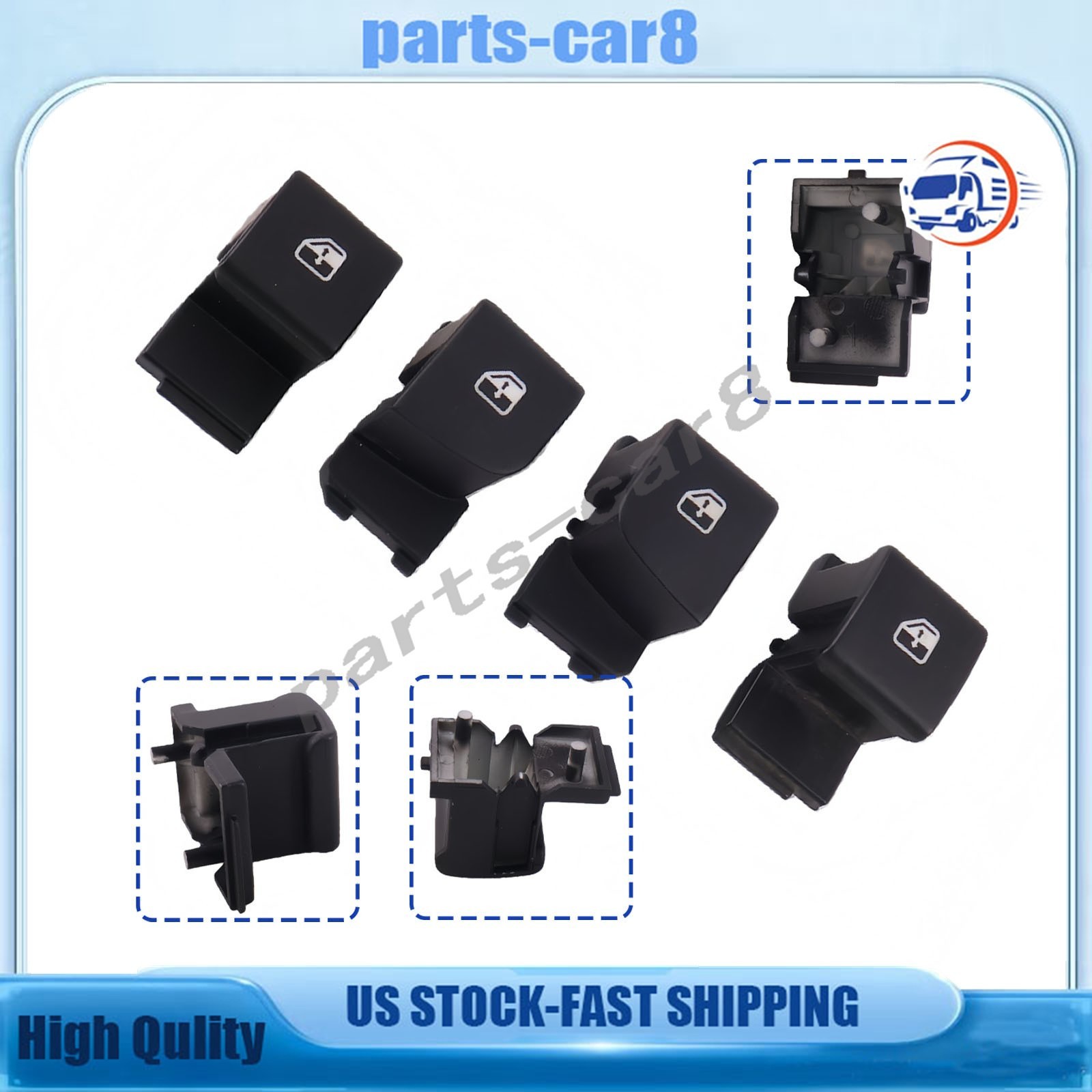 4X Left Front Master Window Switch Button Fit Maserati Quattroporte M139 247993