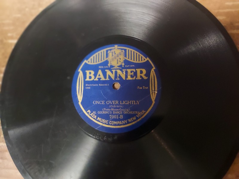 1927 BANNER 78/Al Goering's Dance Orchestra../Sam Lanin's Dance Orchestta..