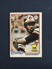 Topps 1978 Eddie Murray #36 Rookie Base Set Baltimore Orioles Baseball Card