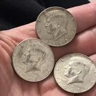 1967- 69 Kennedy 50c Coin (3) 40% Silver, Circulated