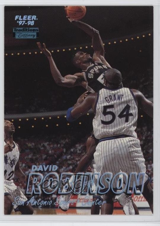 1997-98 Fleer Tiffany David Robinson #275 HOF 0z4z