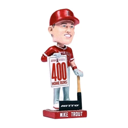 MIKE TROUT ANGELS 400th HOMERUN BOBBLEHEAD SGA 4.7.26  FREE Pick Up