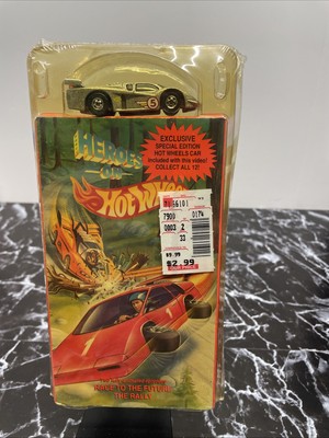 Heroes On Hot Wheels - VHS WITH CAR, Race to the Future, The Rally, 1991