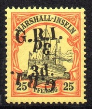 DEUTSCHLAND BRITISCHE BESETZUNG M-I Sc.5 DK Cv.1500 €.MH SIGNIERT