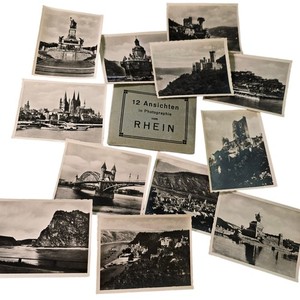Vintage Rhein Germany Souvenir Photos 1930s Antique Photographs German Pre WWII