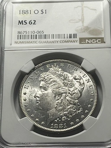 1881-O Morgan Dollar NGC MS62 * Nice Old Silver $1 US Coin