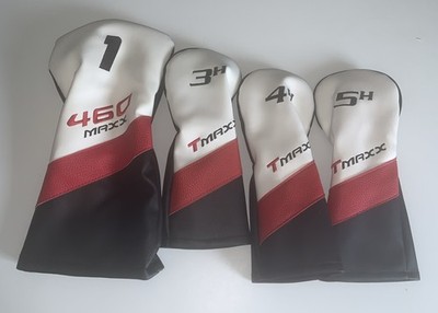 Tour Maxx Golf Headcover Group/Lot of 4   driver + 4 Wood Cover