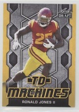 2018 Leaf Draft TD Machines Gold Ronald Jones II #TD-16 1k3