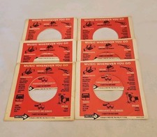 45 RPM 7" RECORD SLEEVES CO. SLEEVE 6 PACK SEE PHOTOS Decca Records SLV364 