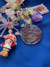 Strawberry Shortcake Handmade Acrylic Bag Charm – Figurine + Full Set