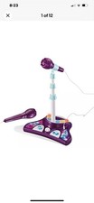 L P Kids Karaoke Machine with 2 Microphones and Adjustable Stand, Music Sing