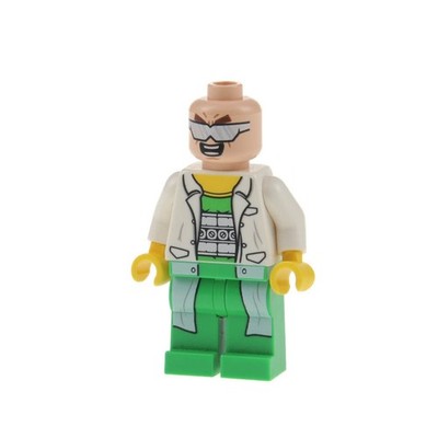 1x Lego Minifigur Spider Man Dr. Octopus (Otto Octavius) weiß grün 76015 sh0110
