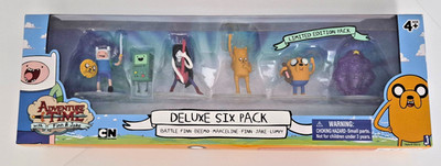 Adventure Time Deluxe 6 Pack Figures Limited Edition Finn Jake BMO
