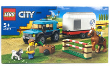 LEGO City 60327 SUV mit Pferdeanhänger 196 Teile 5+ Pferd Hund 2 Figuren Neu OVP