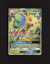 Leafeon GX SM146 Sole e Luna Stella Nera Promo Holo Carta Pokemon DMG