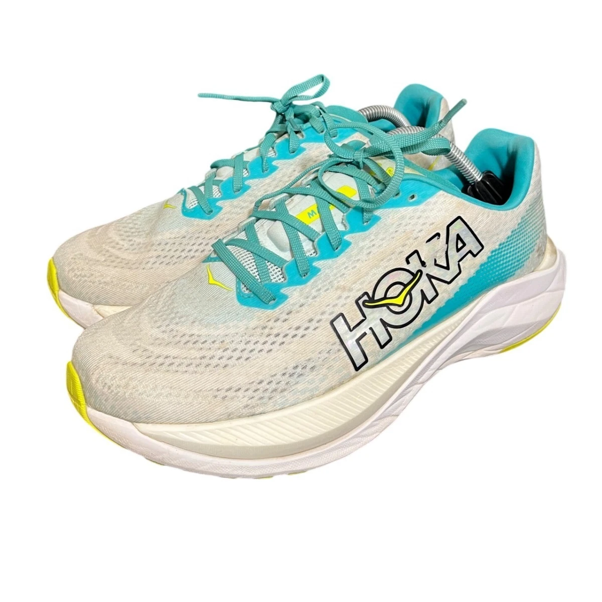 Hoka One One Mens Shoes Size 11 Mach X White Running Sneakers Hoka One One HOKA Mach X White Blue Glass for sale | eBay main image 3