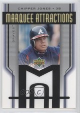 2005 Upper Deck Marquee Attractions Jerseys Chipper Jones #MA-CJ HOF 0v1