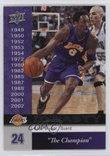2008-09 Upper Deck Los Angeles Lakers Dynasty Kobe Bryant #LAL-2 HOF 4f5