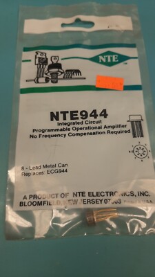 NTE944, Programmable Operational Amplifier ~ TO-5, 8 Pin Metal Can (ECG944)