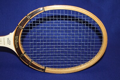 Raquette De Tennis Vintage Wilson Speed Flex En Bois, Taille De Grip 4 1/2, Chris Evert