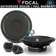 FOCAL IS-165 6.5" 140W RMS 2-WAY INTEGRATION COMPONENT TWEETERS SPEAKERS NEW 
