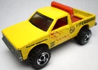 1982 HOT WHEELS CHEVY LIFEGUARD RESCUE YELLOW 1:64 DIECAST 2 7/8" PICKUP TRUCK