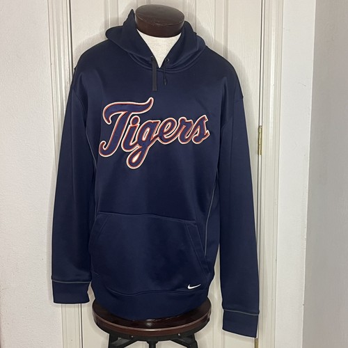 Detroit Tigers Nike Hoodie Sweatshirt Herren Large Therma Fit Original Merchandise