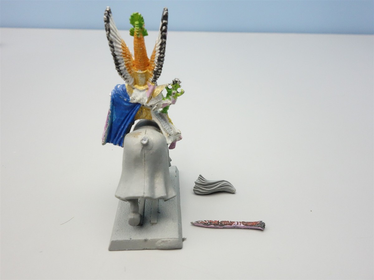 Tyrion Haut Elfe – Warhammer – Figurine Metal OOP – Cheval Inclus (non D'origine)