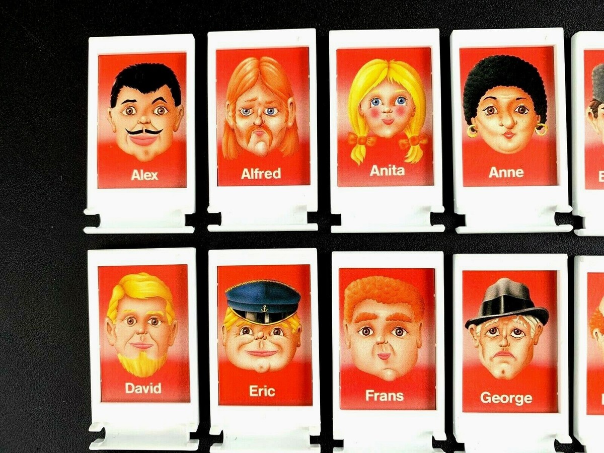 Guess Who? Game 1987 Version Replacement Red Board Window Frame CHOOSE  CHARACTER