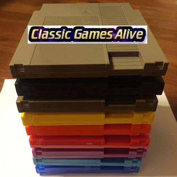 Estuche de repuesto NES carcasa de carro - transparente COLOR, dorado, astilla (Raspberry Pi) Foto 3 de 4