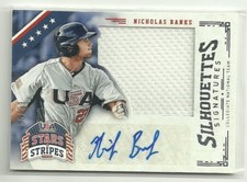 2015 Silhouettes Signatures Nicholas Banks AUTOGRAPH Jersey Auto Nationals 66/99
