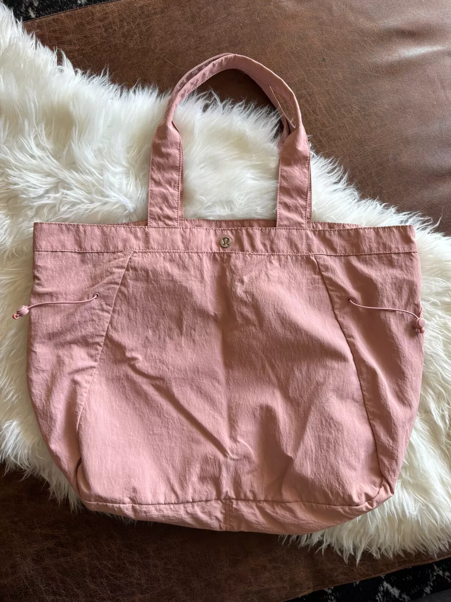 Lululemon Side-Cinch Shopper Bag Pink Savannah Preowned Read Description