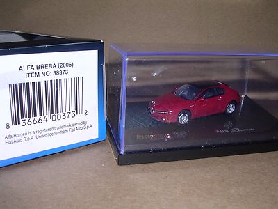 RICKO #38373  2006 Alfa Romeo Brera Coupe ''Red/Black'' H.O.Scale 1/87