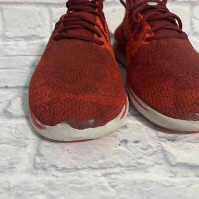nike flyknit red and white