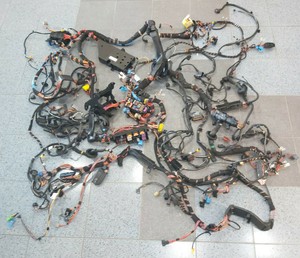 Porsche TURBO S 911 991 2013 Turbo Main Body Wiring Harness LHD ENGINE