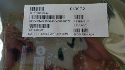 Motherboard Dell Inspiron 1570 Intel With CPU 499G2 for sale ...