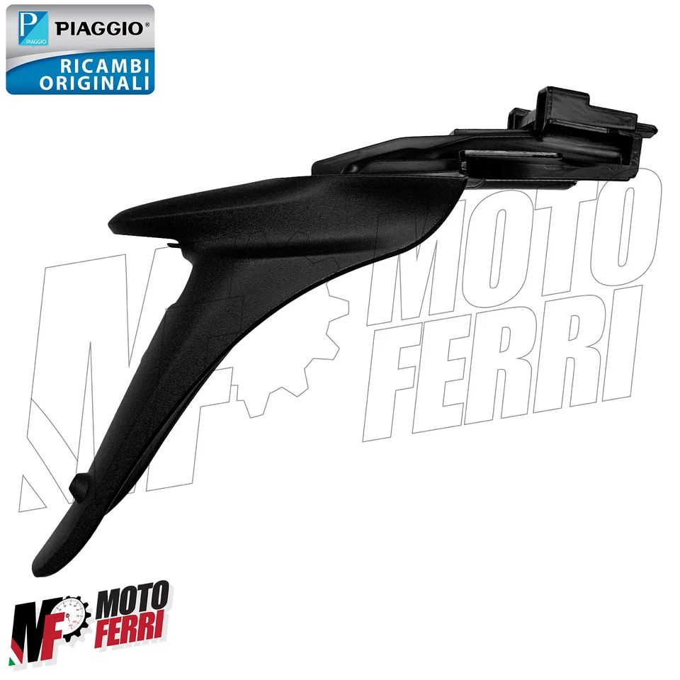 Parafango Portatarga Posteriore Piaggio Liberty 50 125 150 MOC 2T 4T 2009 / 2016 - Immagine 3 di 4