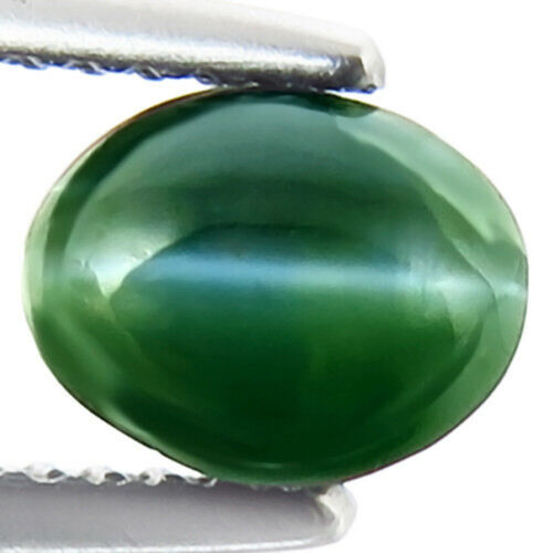 1.78ct FANTASTIC RARE UNHEATED NATURAL BEST ALEXANDRITE CAT'S EYE OVAL GEMSTONE! - Picture 1 of 6