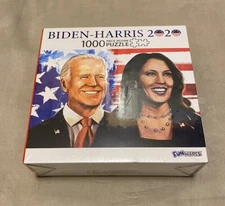 Joe BIDEN Kamala HARRIS 2020 Funwares 1000 Piece Jigsaw Puzzle-New Sealed!