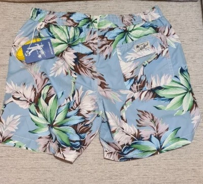 Short de bain S HOMME HARTFORD Imprimé bleu Tropical - Photo 1/3