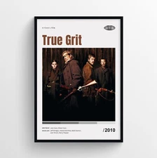 True Grit Movie Poster Print, Wall Art - Unframed