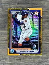 2024 Bowman Chrome Waner Luciano 1st Bowman Gold Shimmer Refractor /50 Astros